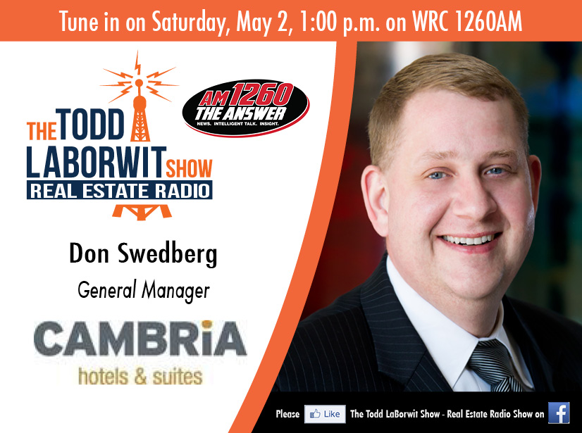 Cambria Hotel & Suites Rockville MD - Real Estate Radio Announcement card Don Swedberg image