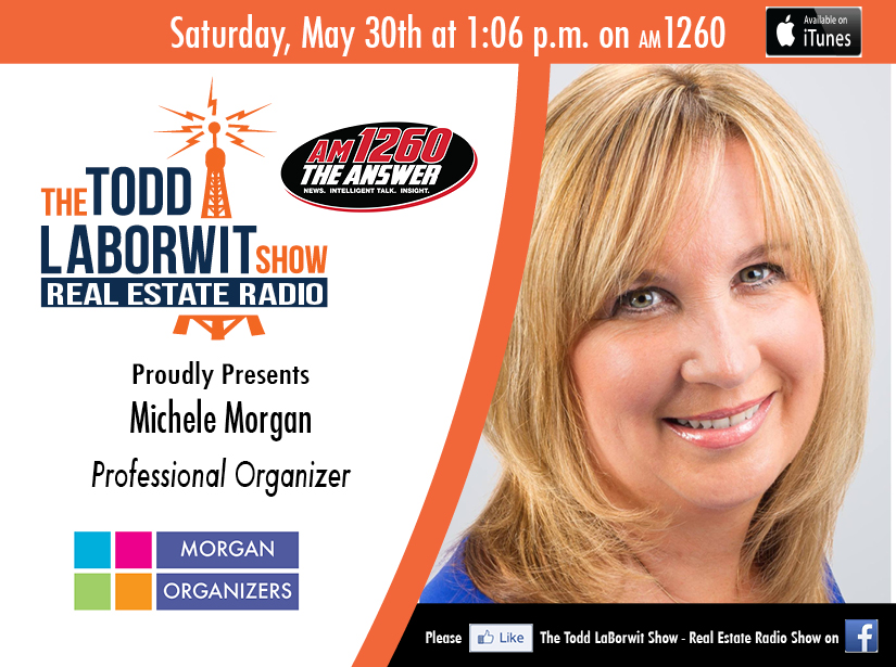 Professional Organizer Michele Morgan on Real Estate Radio Header Image